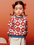 Baby Unisex Comfortable plush warm New Year greetings sweater winter