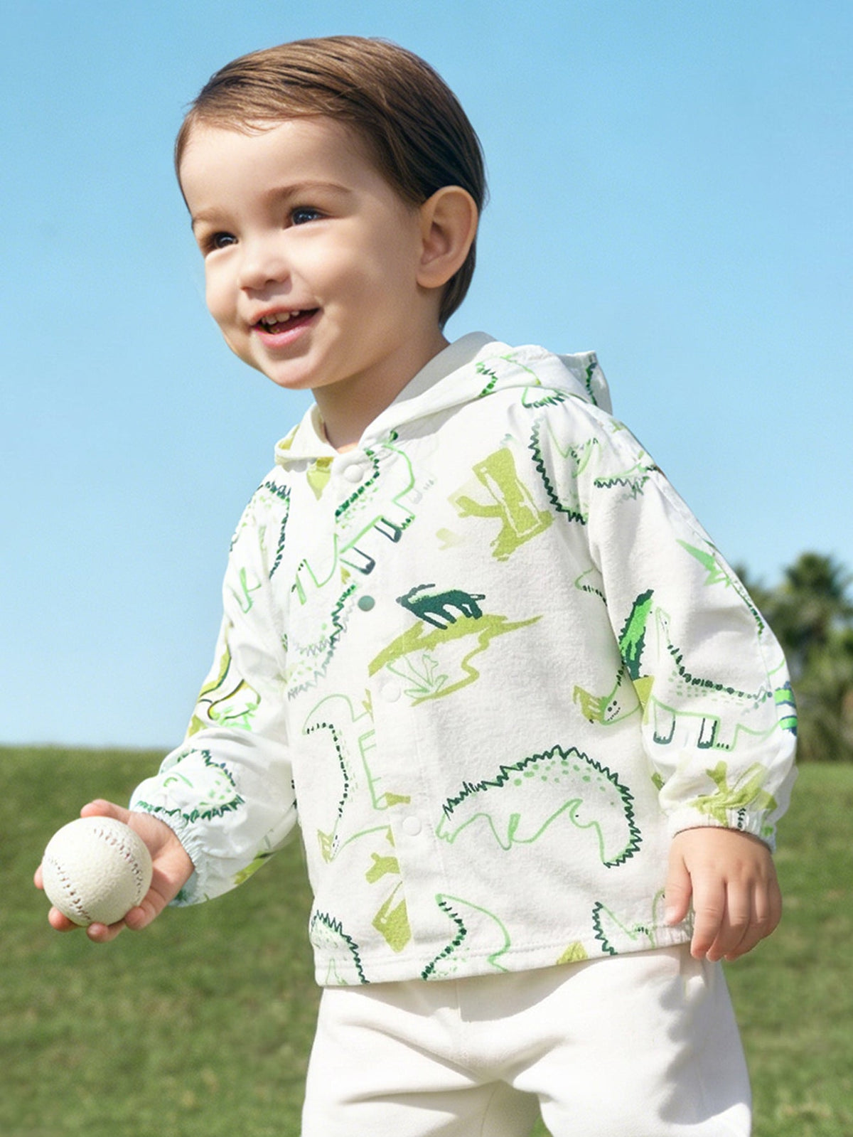 Baby Unisex Graphic Dinosaur Outwear and Jackets