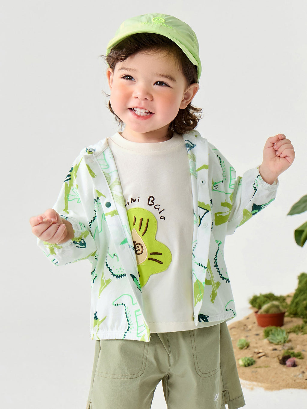 Baby Unisex Graphic Dinosaur Outwear and Jackets