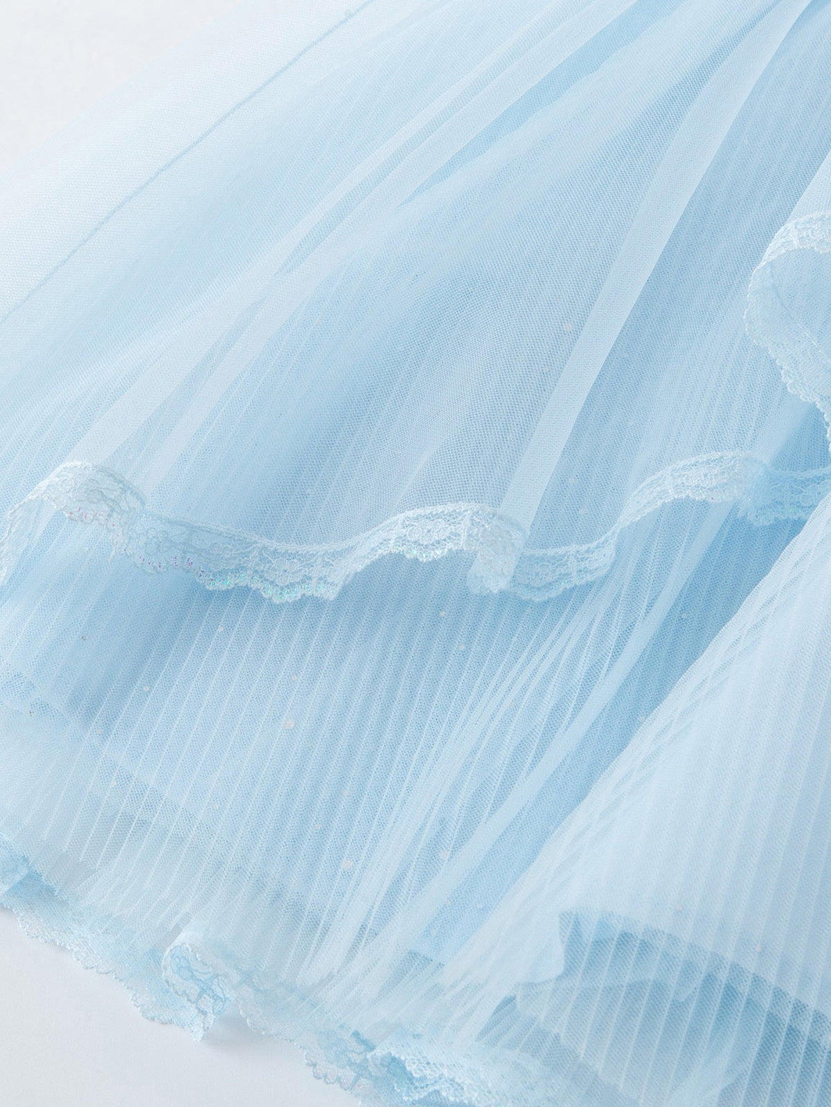 Balabala Casual Girls Butterfly Short-sleeve Tulle Dress
