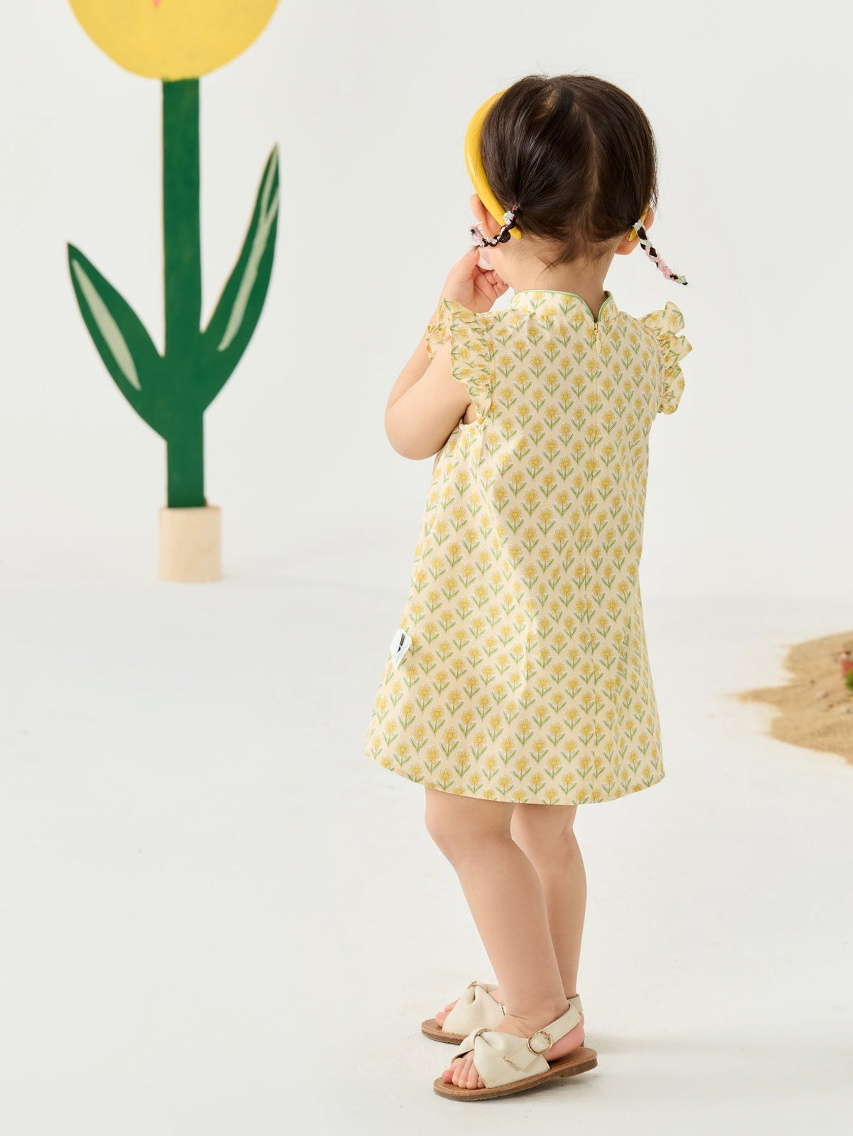 Baby Girl Short Sleeve Traditional Style Dress