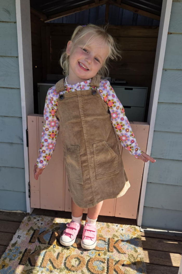 Caramel Cord Dress