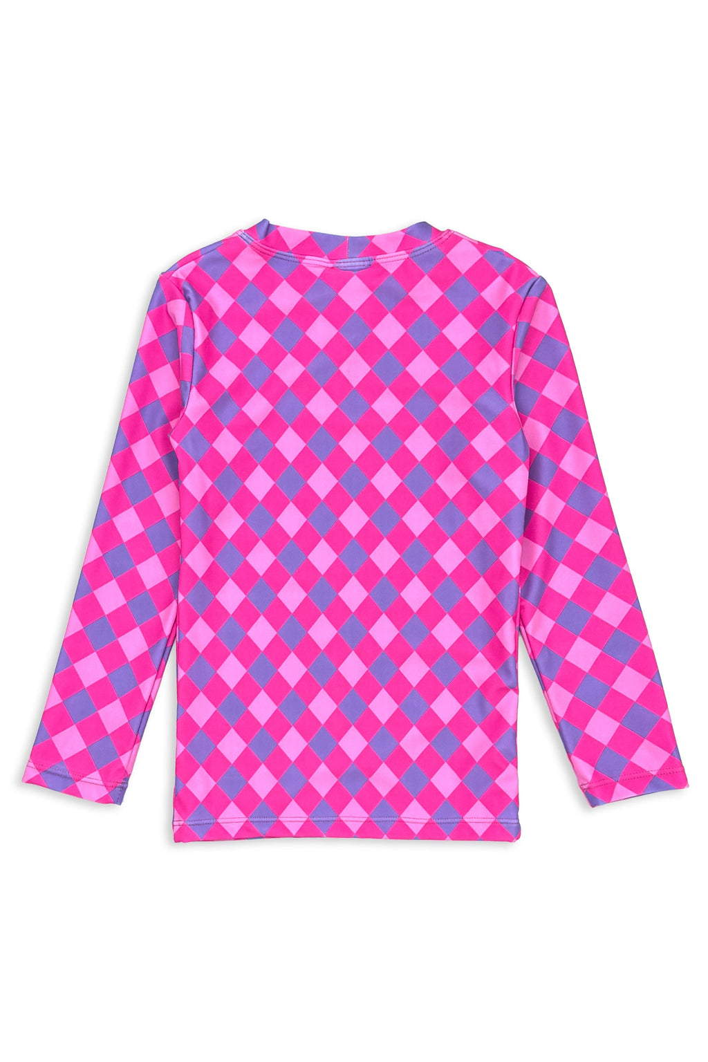 Lilac Check Rash Vest