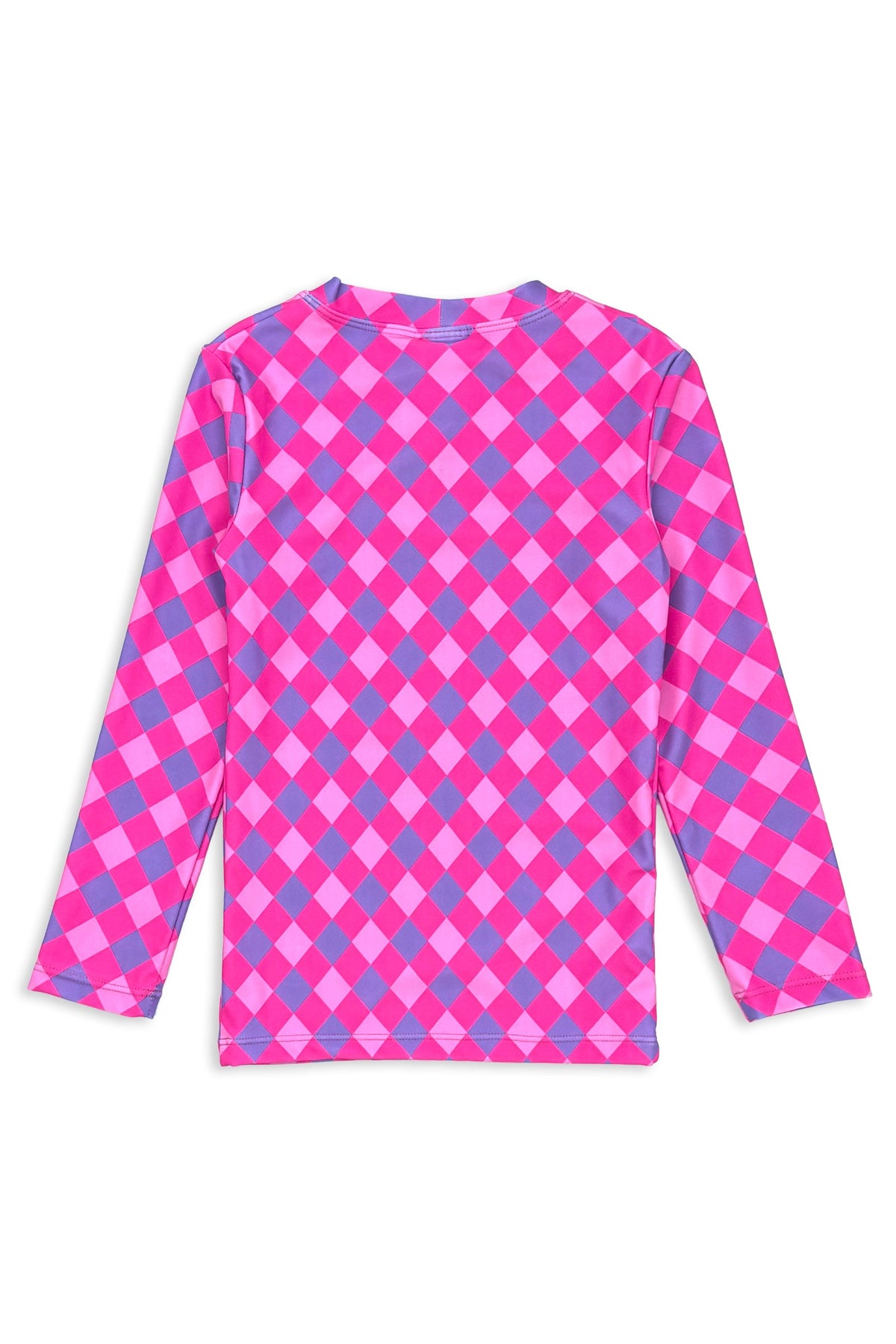 Lilac Check Rash Vest