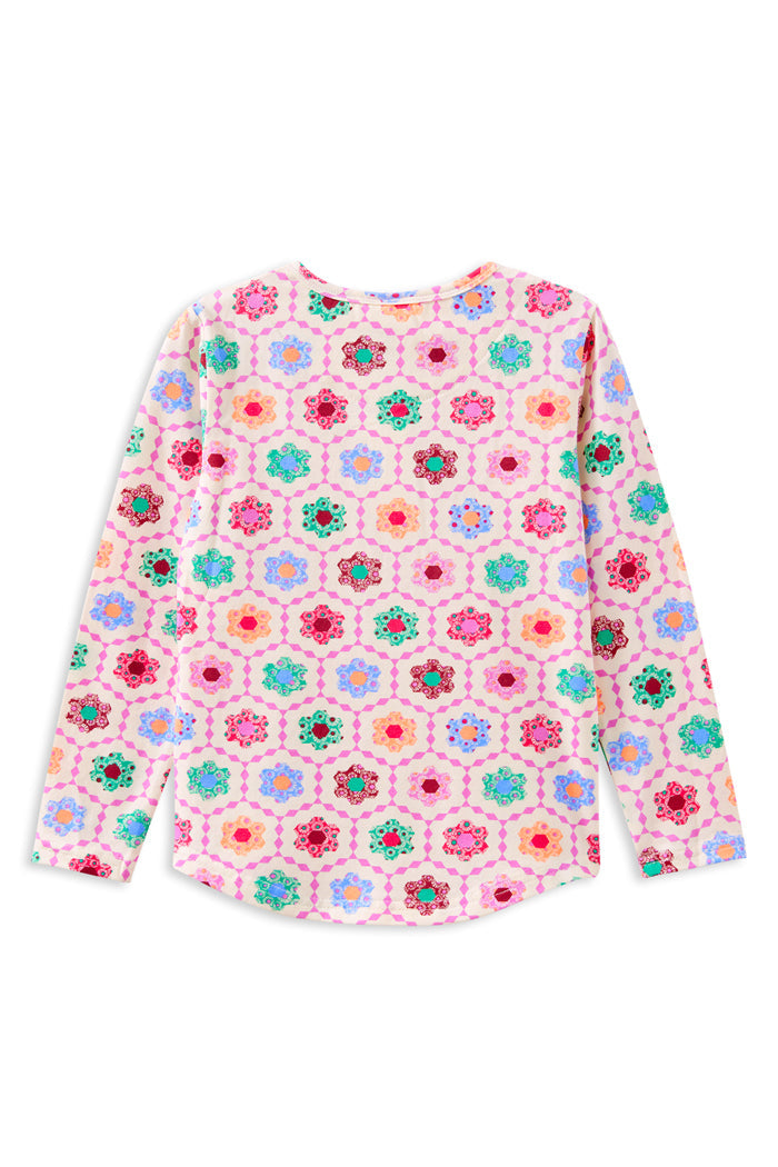 Honeycomb Bloom Henley