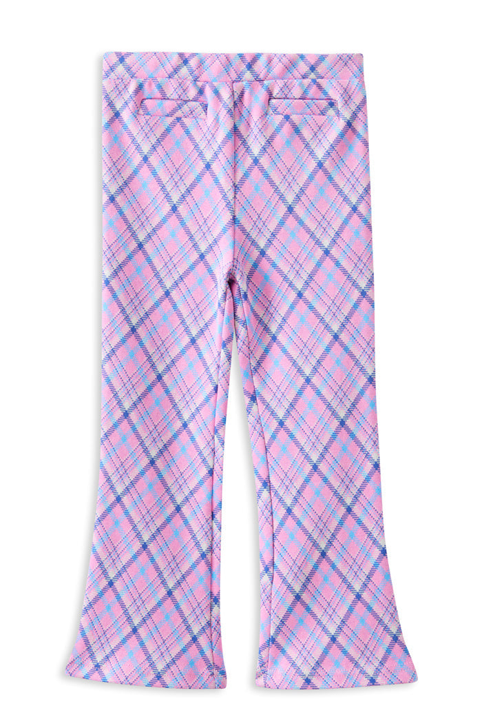 Playtime Check Flared Pant