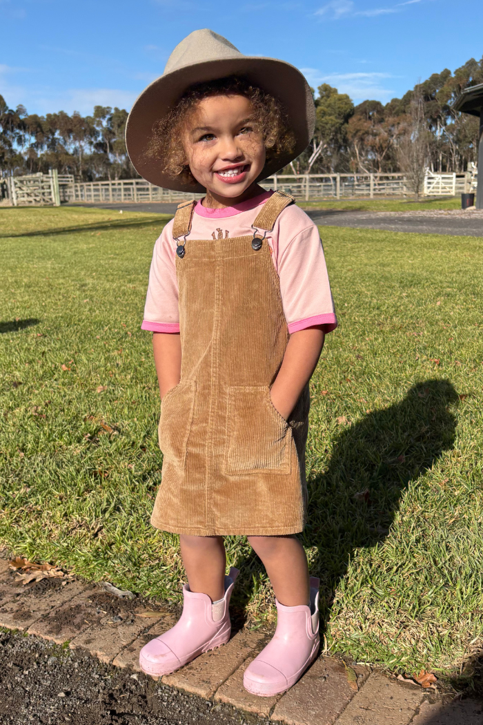 Caramel Cord Dress
