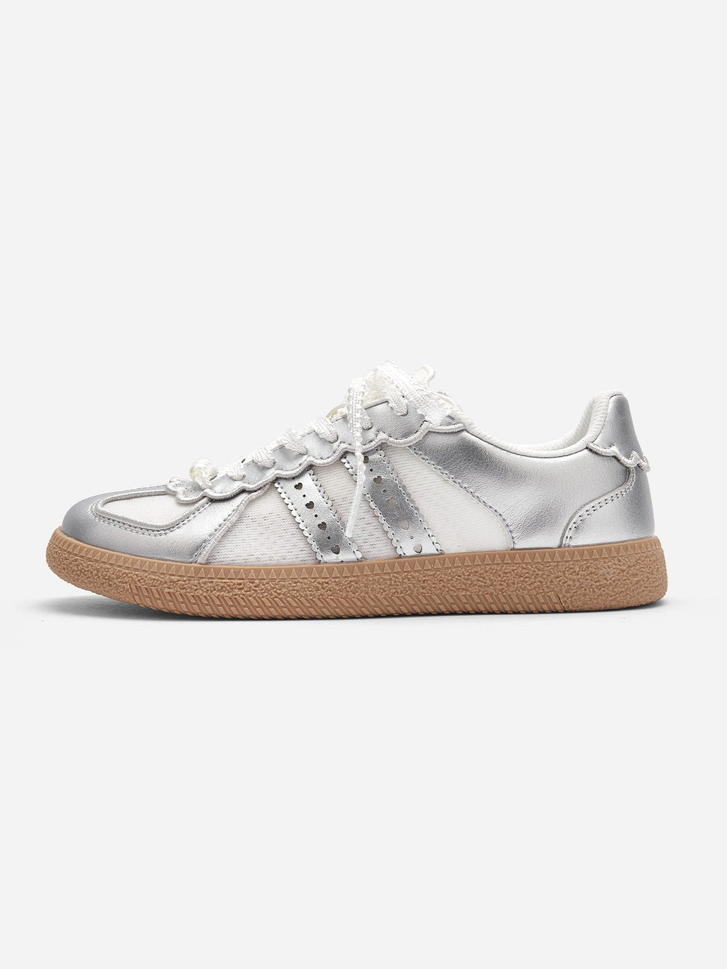 Balabala Girl Kids Bow Ribbon Cute Sneakers
