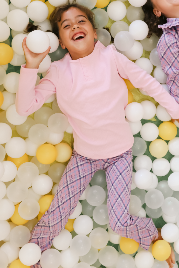 Playtime Check Flared Pant