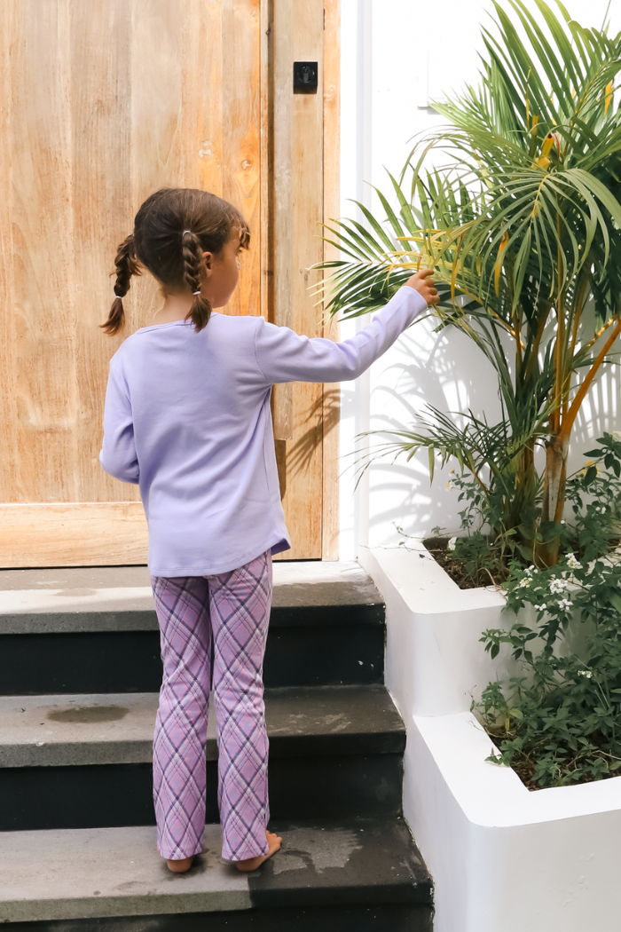 Playtime Check Flared Pant