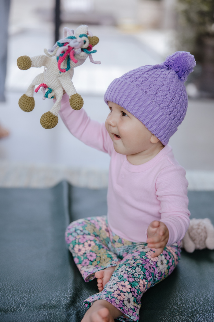 Posie Patch Flared Legging - Baby