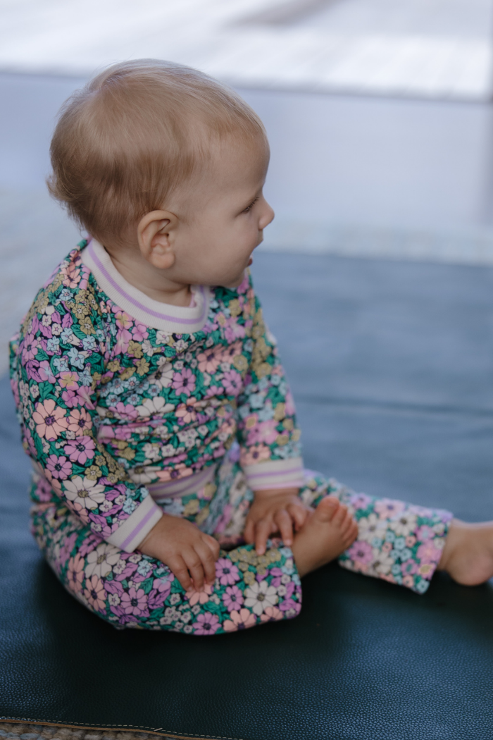 Posie Patch Flared Legging - Baby