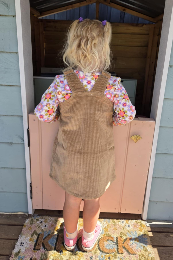 Caramel Cord Dress
