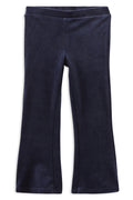 Navy Velour Flares