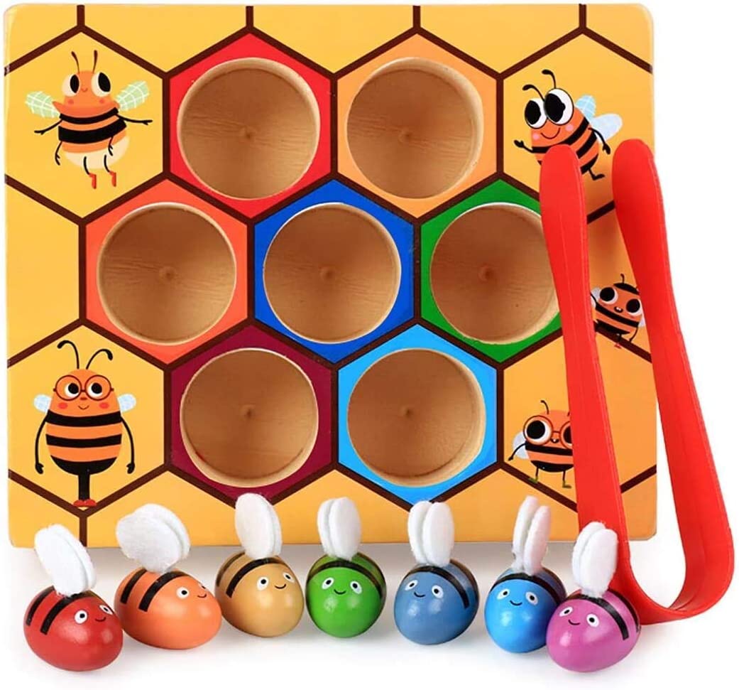 Bee Wooden Sorting Game