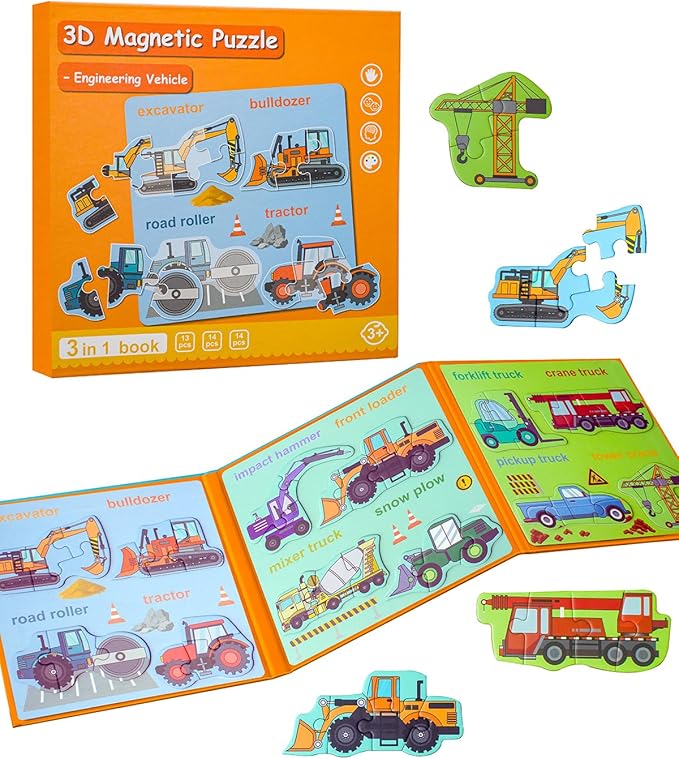 Montessori Magnetic Story Puzzle Books