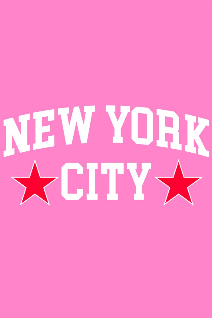 New York Tee - Pink