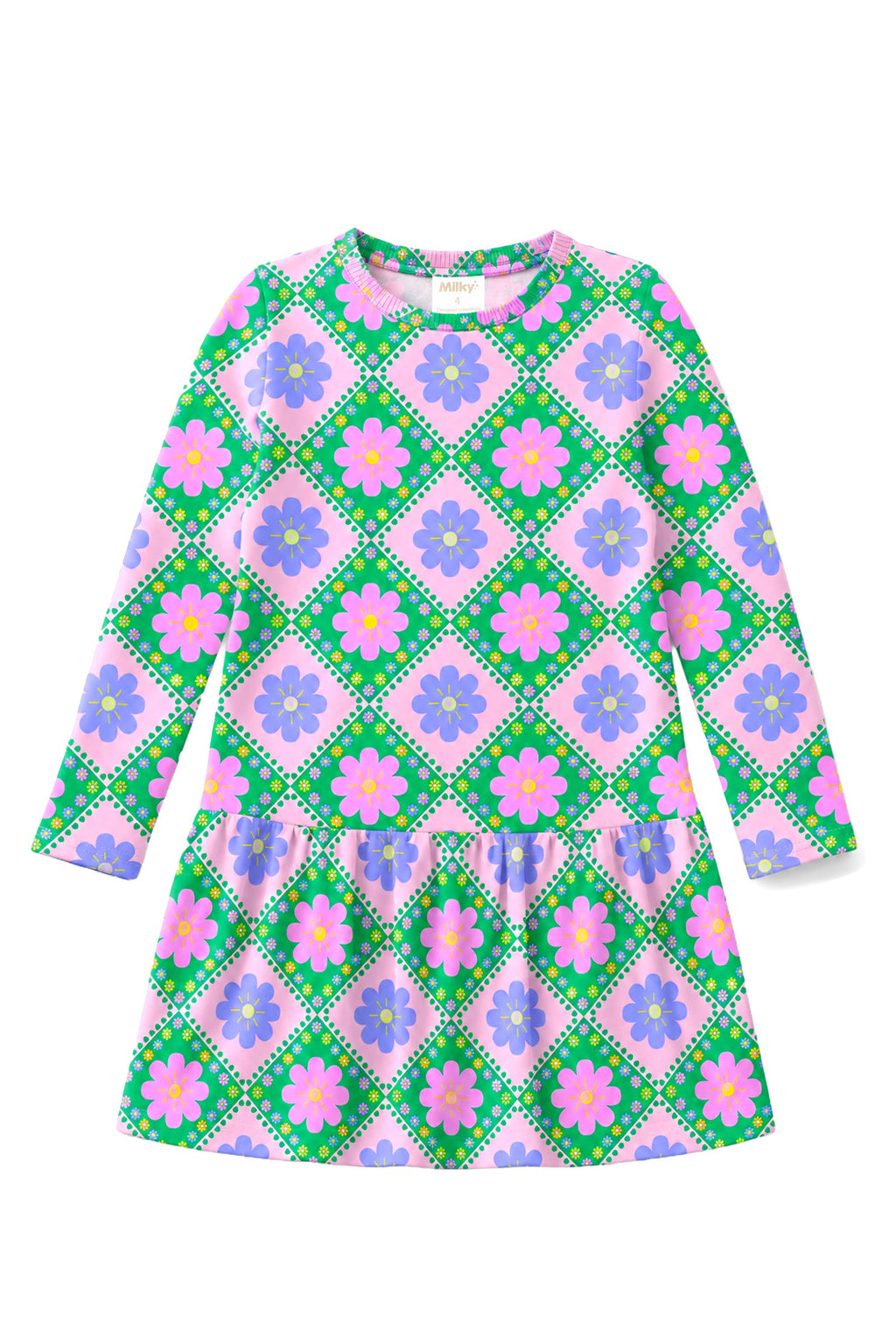 Patchwork Bloom Dress