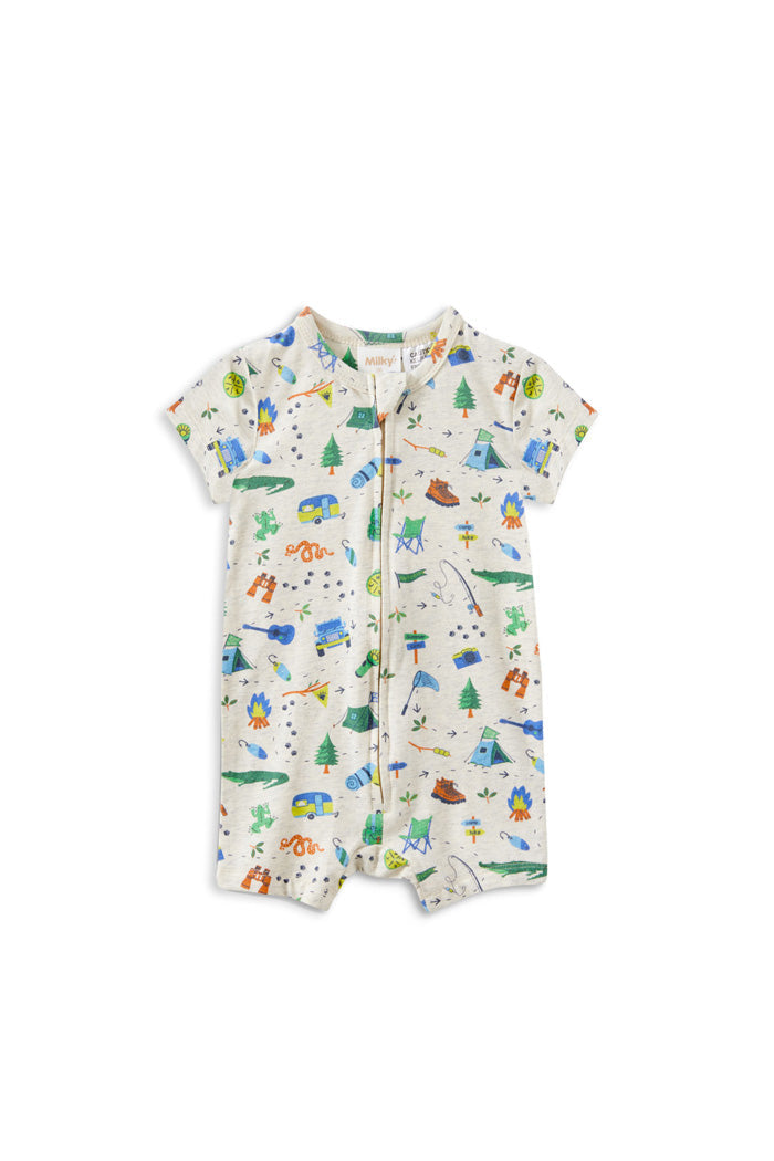 Camping Zip Romper