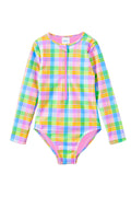 Carnival Check L/S Swimsuit