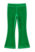 Clover Green Velour Flares