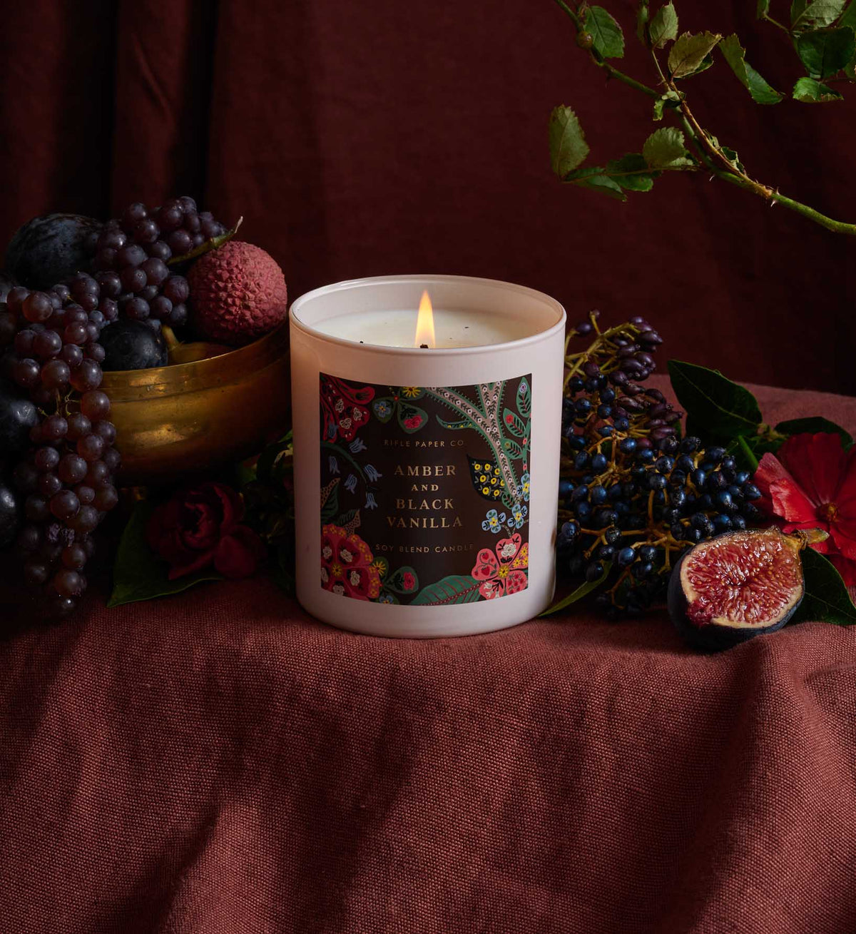 9.5 oz Candle - Amber and Black Vanilla