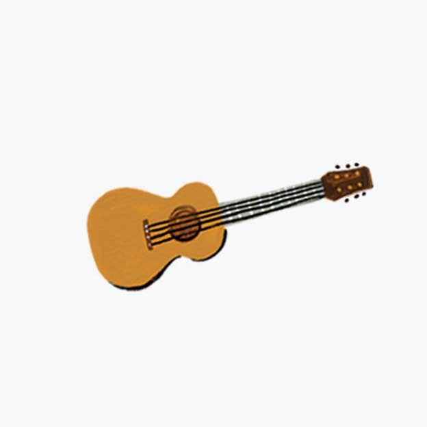 Arts Personalized Stationery  - Guitar
