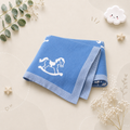 The Caden - Baby Unisex 100*80cm Horse Design Swaddle Blanket