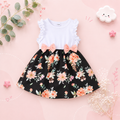 The Antonella - Baby Girl Floral Print Sleeveless Dresses