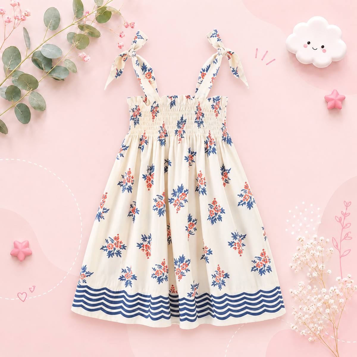 The Camila - Baby Girl Beach Floral Dress