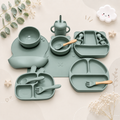 The Blake - Baby Silicone Feeding Set Suction Bowl Spoon & Fork Weaning Tableware
