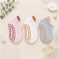 The Brooklynn - Baby Unisex 3 Pairs Cotton Thin Mesh Non-Slip Floor Socks