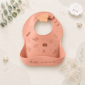 The Bowie - Waterproof Baby Silicone Feeding Bib Adjustable Soft Food Catcher for Babies & Toddlers