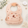 The Bowie - Waterproof Baby Silicone Feeding Bib Adjustable Soft Food Catcher for Babies & Toddlers