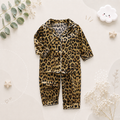 The Aziel - Baby Leopard Print Pajamas Set