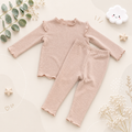 The Alitzel - Baby Unisex Pink Pajamas Set