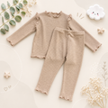 The Alitzel - Baby Unisex Brown Pajamas Set