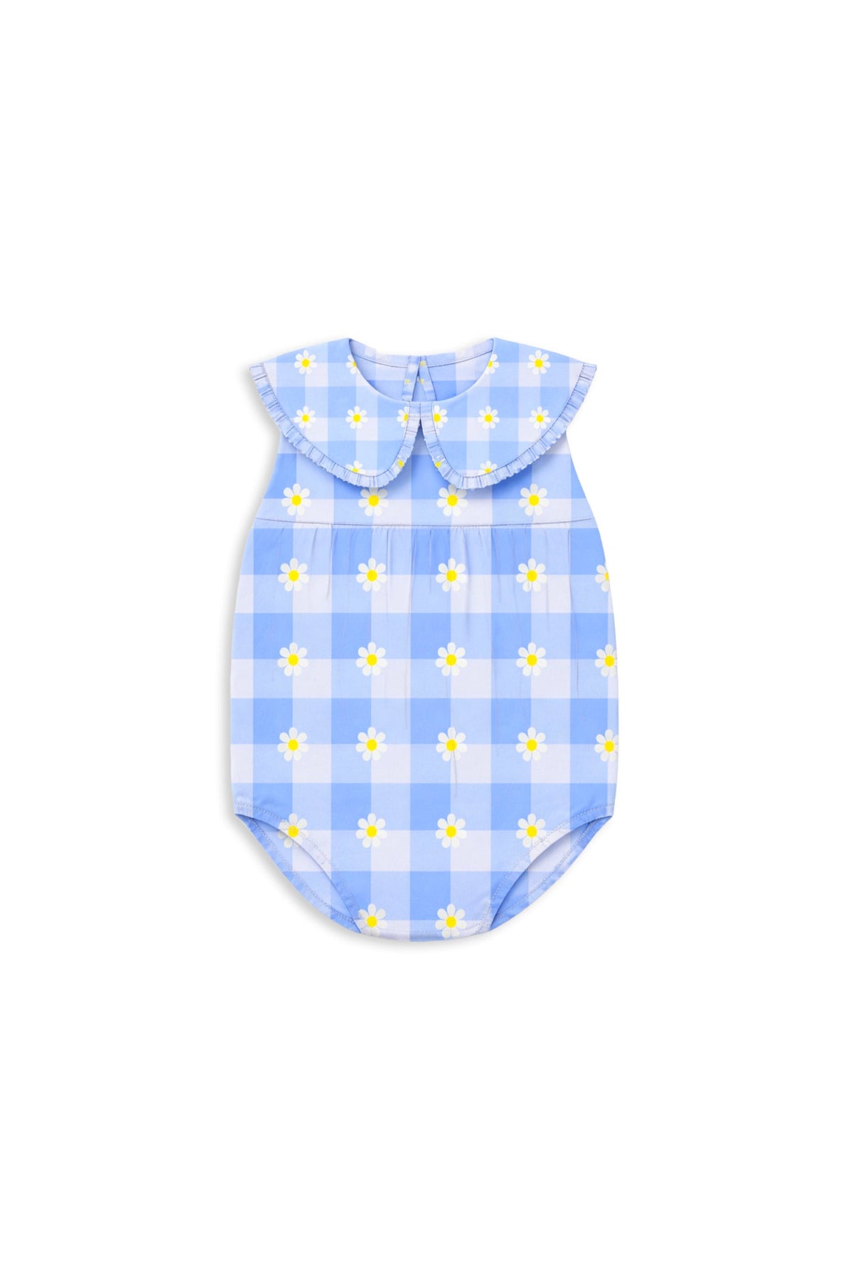 Daisy Check Playsuit