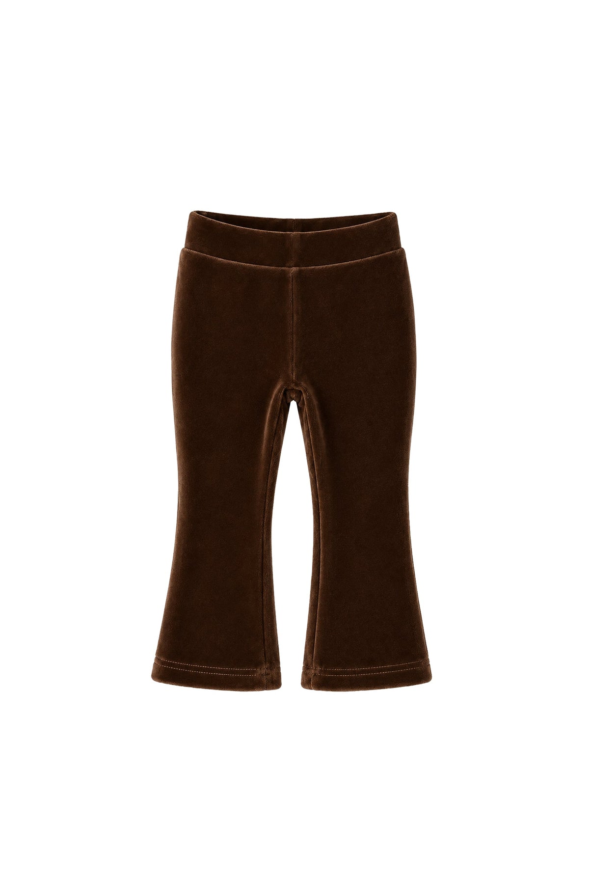 Espresso Velour Flares - Baby