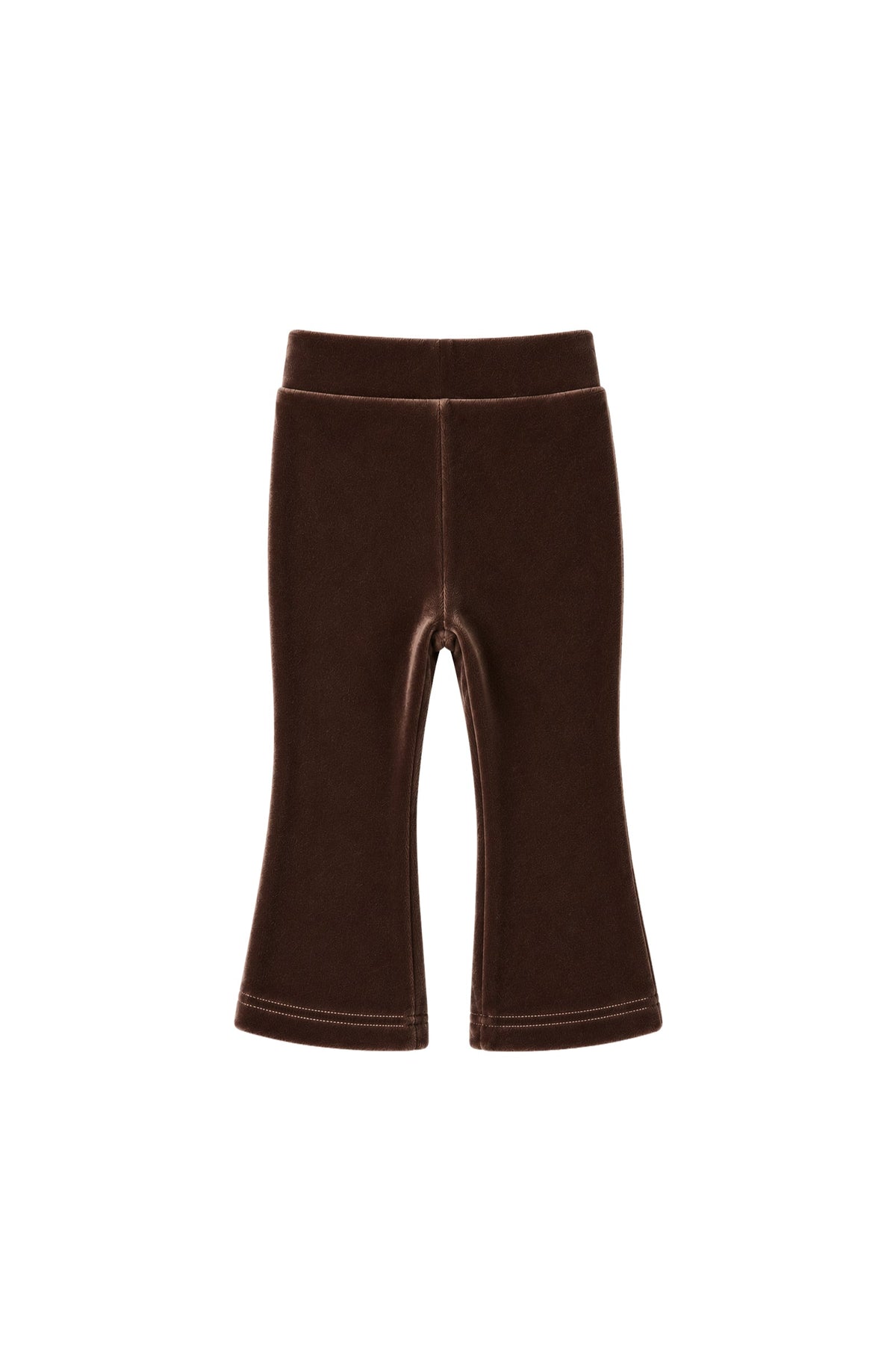 Espresso Velour Flares - Baby