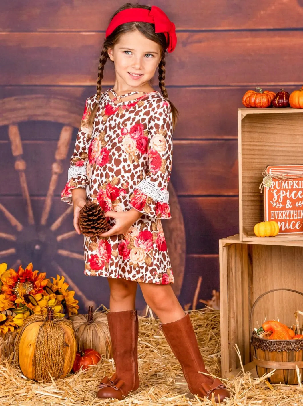 Animal Print Cuteness A-Line Dress