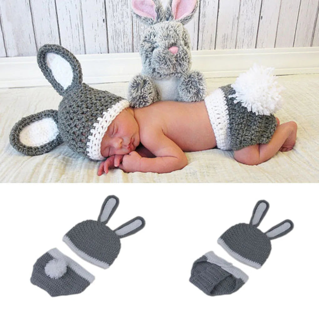 Baby Photography Props Newborn Ladybird Insect Costume Boy Girl Infant Crochet Knit Hat Outfits Lace Ladybird