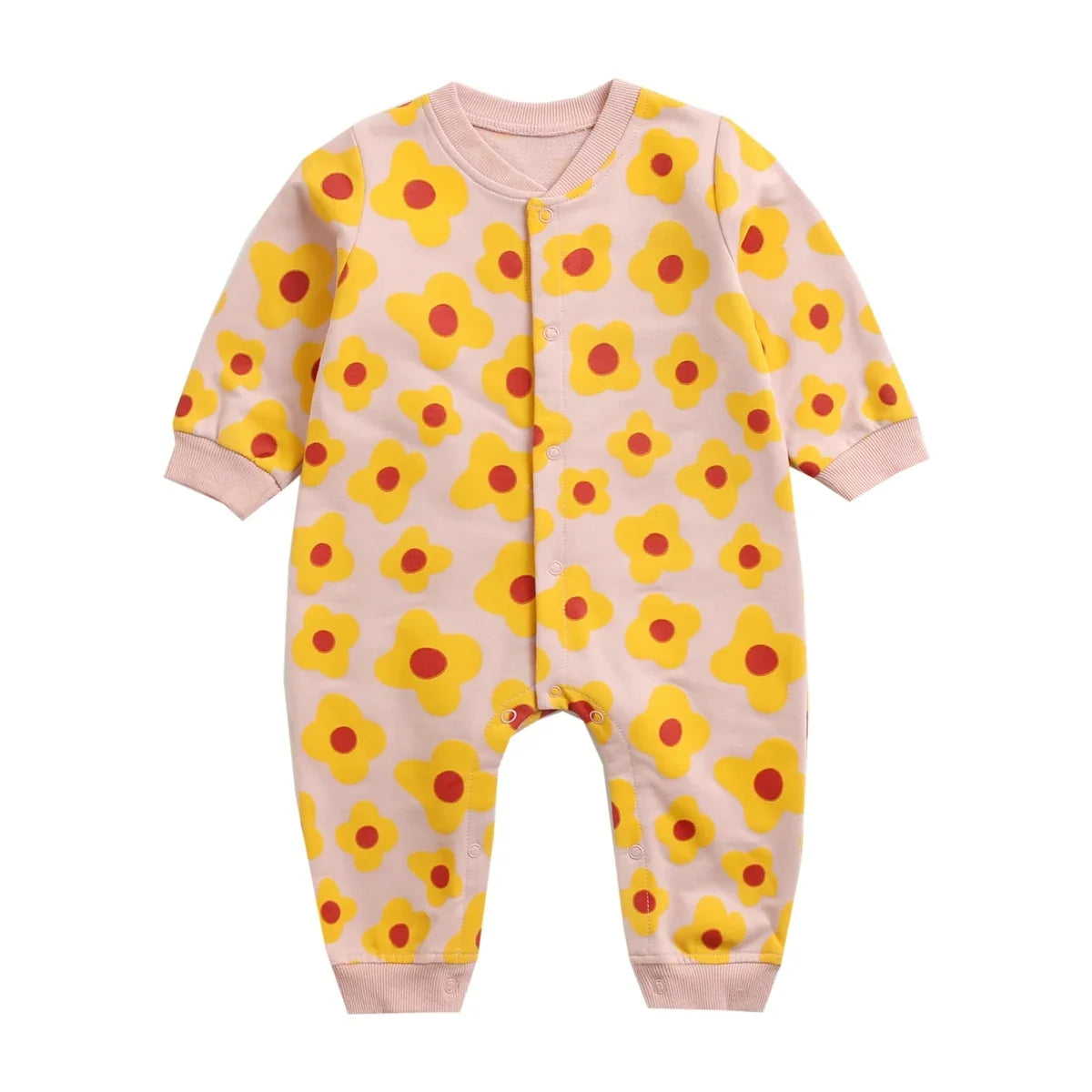 Cartoon Baby Rompers Long Sleeve Infants Jumpsuit