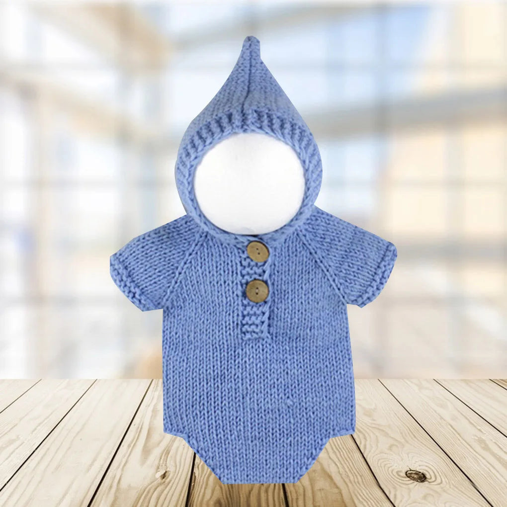 Baby Photography Props Newborn Ladybird Insect Costume Boy Girl Infant Crochet Knit Hat Outfits Lace Ladybird