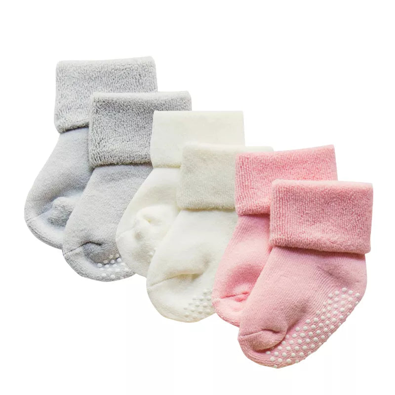 3 Pairs DreamShining Cotton Baby Socks