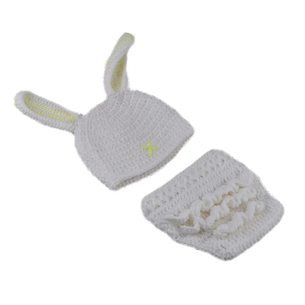 Baby Photography Props Newborn Ladybird Insect Costume Boy Girl Infant Crochet Knit Hat Outfits Lace Ladybird