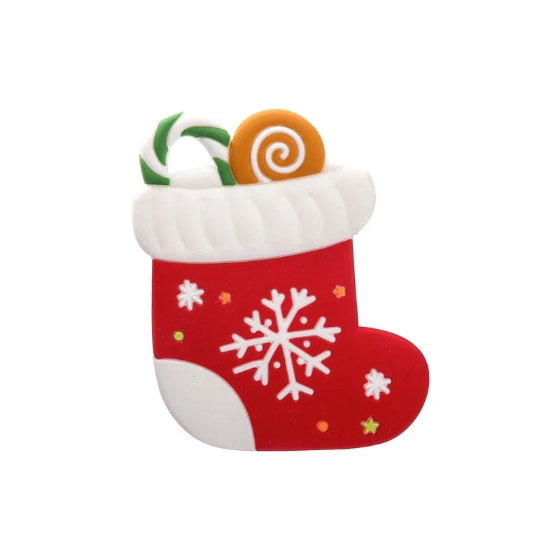 Baby Silicone Teether for Christmas