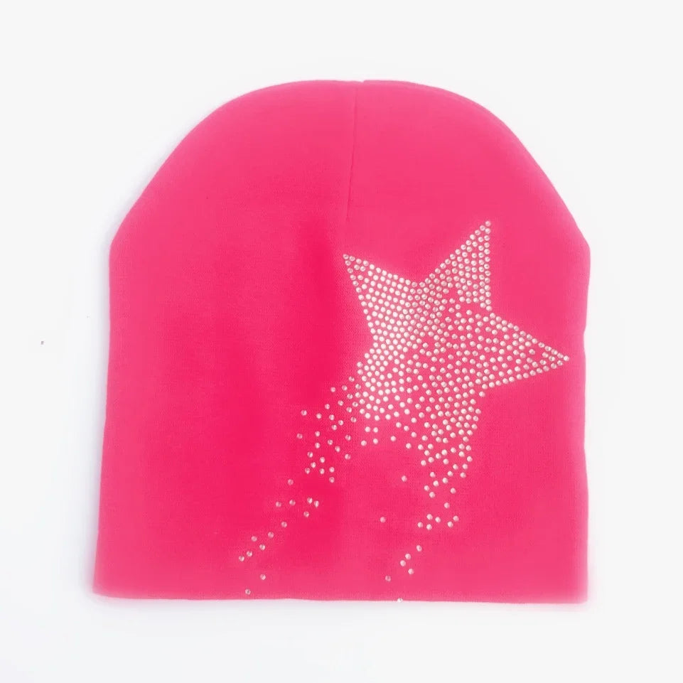 children's diamond stone Beanie