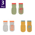 3 Pairs Children's Socks Solid Striped