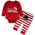 Baby 2 Pcs Elk Christmas Romper set